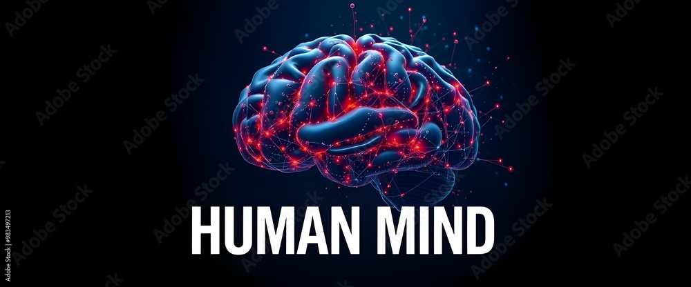 Poster a fusion of artificial intelligence and neural networks converges with the human brain.