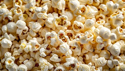 Popcorn bursts into endless view.