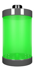 transparent,green battery stick concept png.blank batter concept