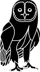 Owl bird illustration vector