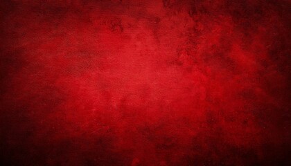 Fototapeta premium Gritty grunge red texture background with vignette and aged appearance