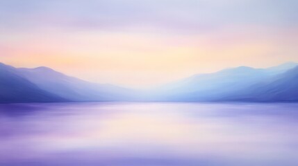Serene Abstract Landscape with Soft Pastel Tones