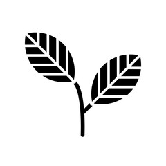 Leaf icon template