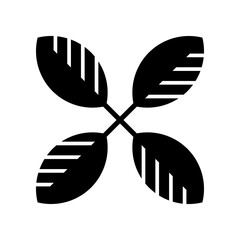 Leaf icon template