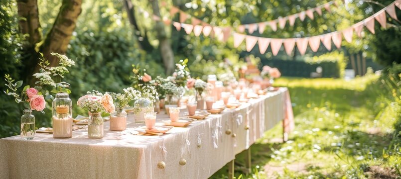 Vibrant and engaging kids  party setup featuring themed decorations for ultimate fun