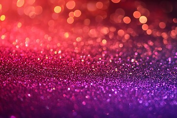 Abstract Glittering Background with a Warm Color Palette