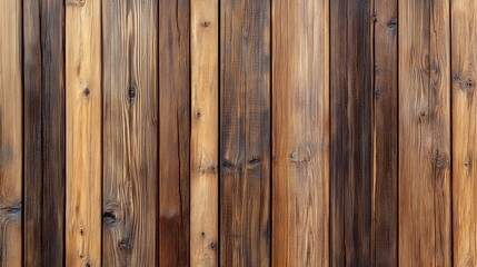 Obraz premium A close-up of wooden planks with various shades and textures.