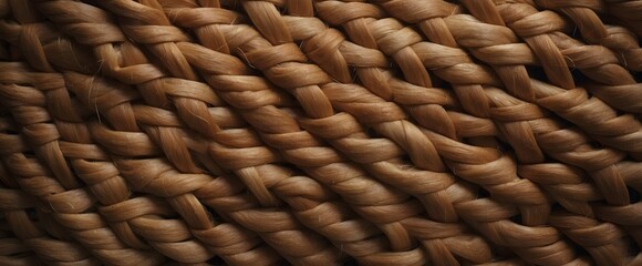 surface of rattan woven texture background