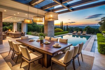 Fototapeta premium Interior Modern Luxury House Design