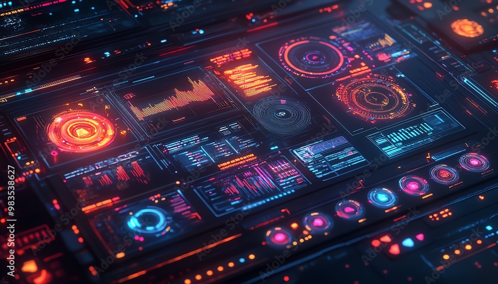 Aufkleber advanced digital platform interface for creatives