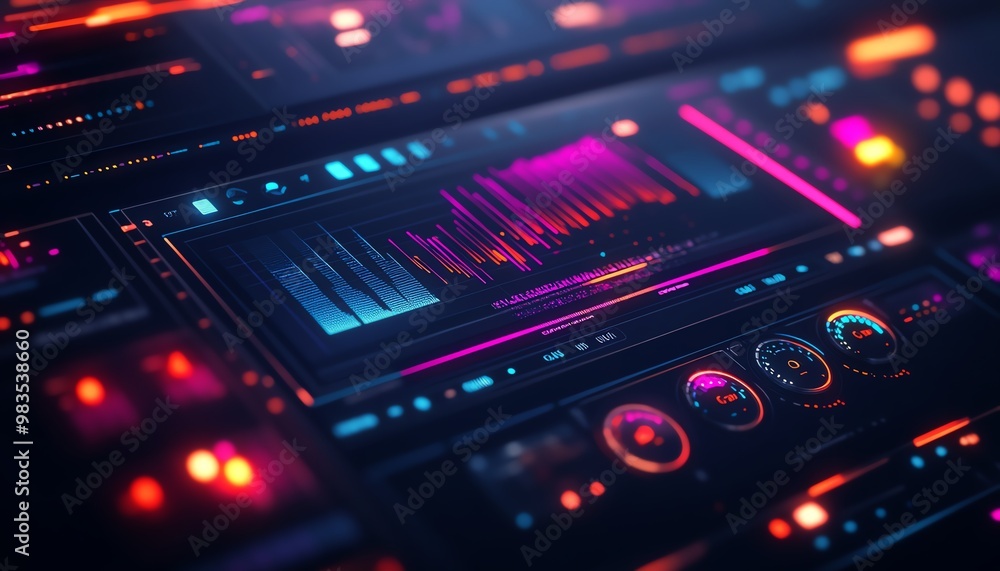 Aufkleber advanced digital platform interface for creatives