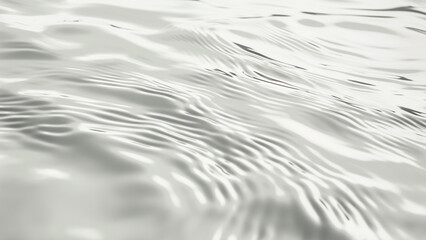 Close-up of water ripples on a calm surface with soft reflections, creating a serene and abstract background, ideal for nature and tranquility concepts.	