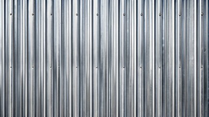 Obraz premium Seamless Silver Galvanized Fence Texture Panorama Background for Graphic Designers