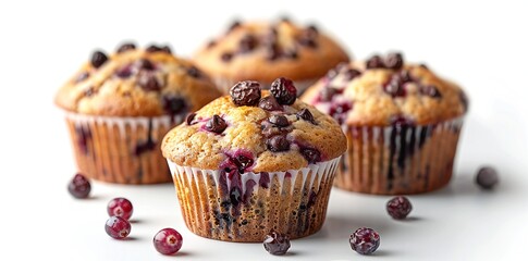 Muffin Collection with Transparent Background