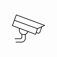cctv camera security icon sign vector
