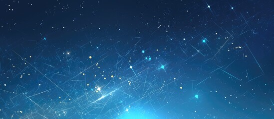 Abstract background featuring stars and lines in a creative design