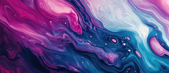 Abstract acrylic background featuring a marble texture with paint strokes Ideal for web and game design this macro image showcases a hand painted canvas artwork with a surreal smear effect