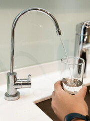 Drink filter water straight from the faucet