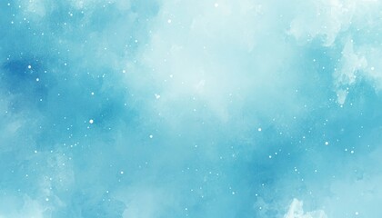 Light blue 2D cartoon texture featuring Milky Way stars Blurred decorative design in a simple style with galaxy elements ideal for creative advertising purposes