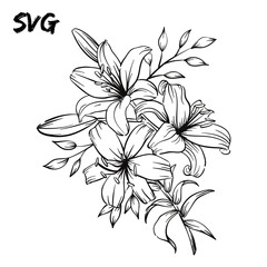 hand drawn flower