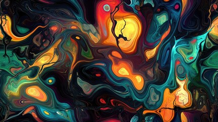 Fototapeta premium Neuron Texture Neuro Swirled Background Neuron Anatomy Texture Medical Fractal Pattern Network Ornate Texture Psychedelic Colorful Art Abstract Print Chaotic Spiral Sketch