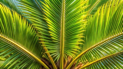 Obraz premium Detailed close-up shot of intricate palm tree texture perfect for background design