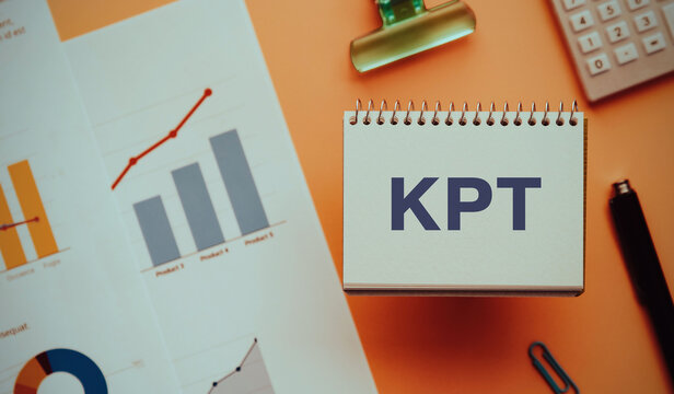 There is notebook with the word KPT. It is an abbreviation for Keep, Problem, Try as eye-catching image.