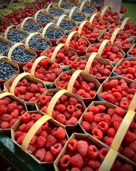 Berries at the market