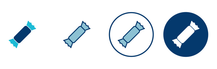 Candy icon vector isolated on white background. Candy vector icon