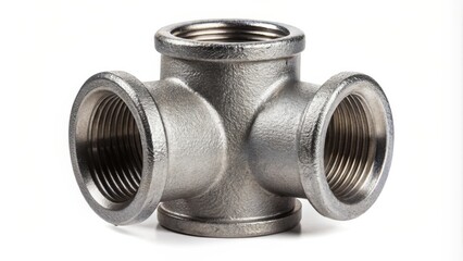 Metal elbow cruz tees for water pipes in hierro maleable acero al carbon material
