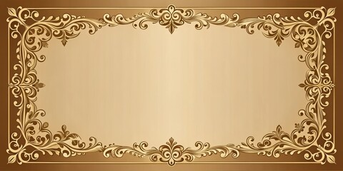 Elegant and intricate decorative frames and borders background for design projects