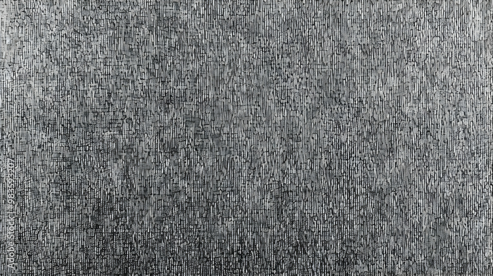 Poster a close-up photograph of a textured grey fabric with a densely woven pattern, creating a background 