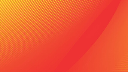 Yellow and orange gradient with stripes line abstract background vector image