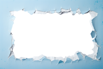 PNG Vintage blue border paper backgrounds torn.