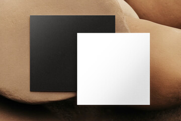 Fototapeta premium Invitation card png product mockup, transparent design