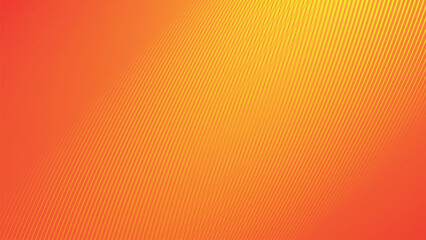 Yellow and orange gradient with stripes line abstract background vector image