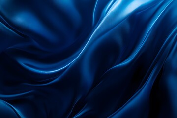 Obraz premium Blue Silk Fabric Texture