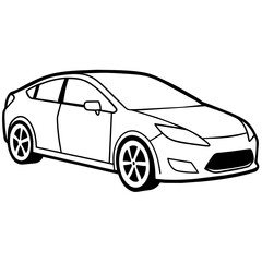 Naklejka premium illustration of car