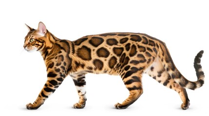 A Bengal Cat Walking