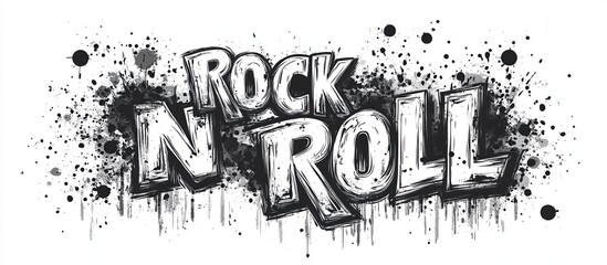 Rock N Roll - Graffiti Style