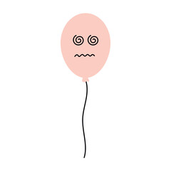 Art & Illustration. Balloon illustration for Halloween party preparation