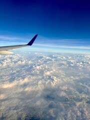 Airplane Window View