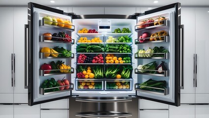 Fresh and Organized A Peek Inside a Well-Stocked Refrigerator