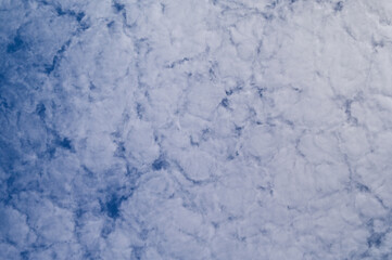 Beautiful white cloud and blue sky on background.