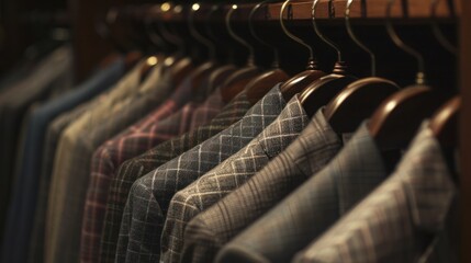 Obraz premium Luxury Suits on Display