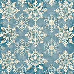  pattern with snowflakes