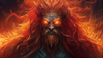Naklejka premium Rey de los pelirrojos.