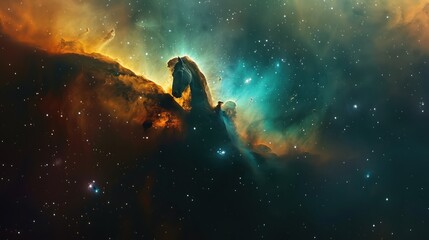 Naklejka premium Horsehead Nebula