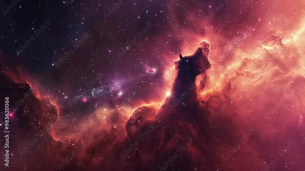 Sticker Cosmic Horsehead Nebula