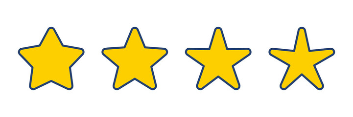 Star Icon vector. rating icon vector. favourite star icon